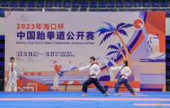 海口杯是中国跆拳道公开赛的正式比赛，将于2023年举行